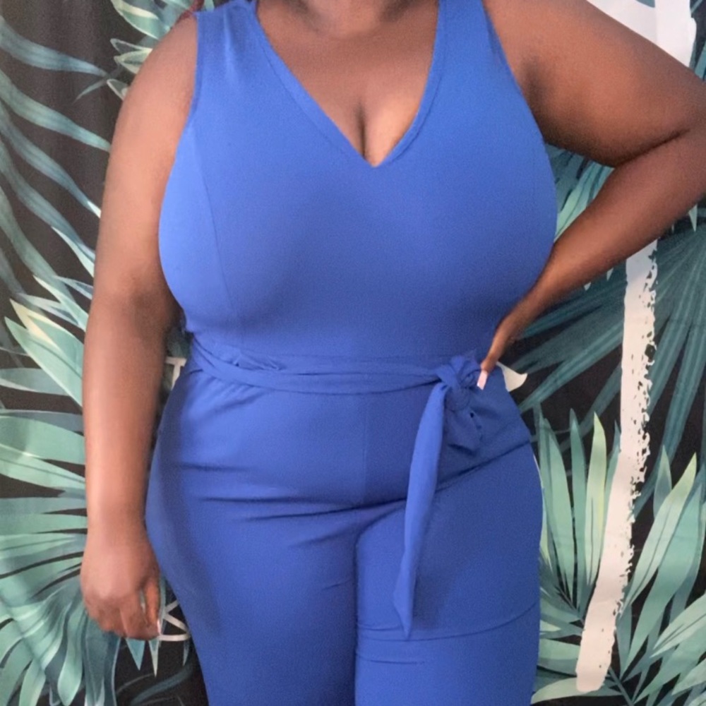 Royal Blue Jumpsuit Plus Size